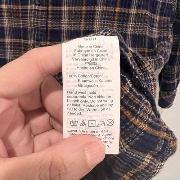 Madewell Plaid Ruffle Sleeve Button Down Shirtdress Size Small Preppy Cottage - Picture 6 of 9